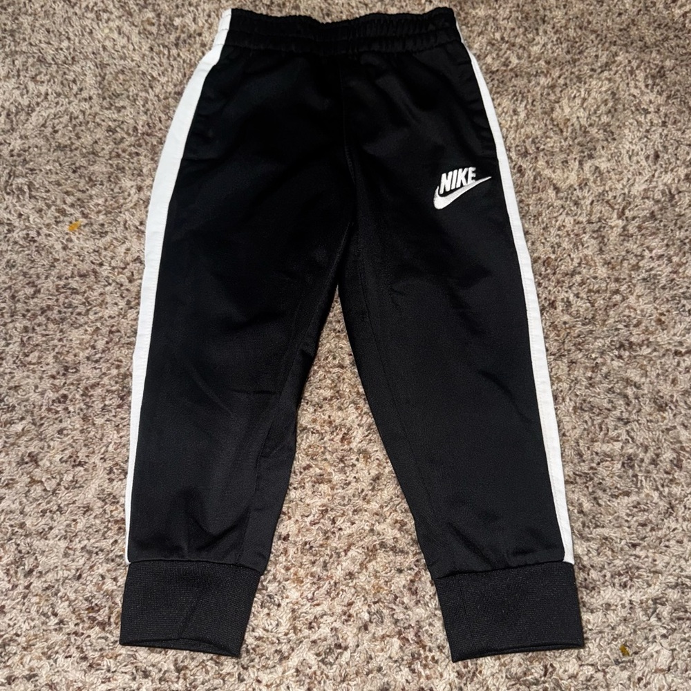 Nike Kids Black and White Joggers
